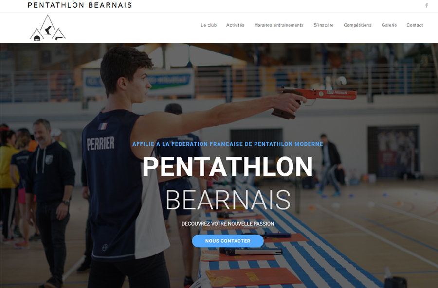 Site WordPress – Pentathlon Béarnais –  www.penta64.fr