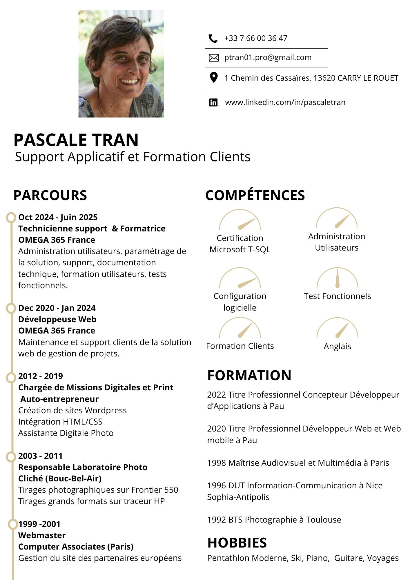 CV Pascale TRAN